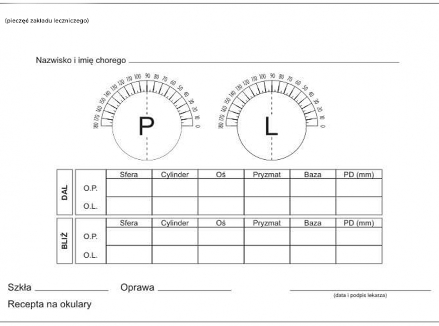 Jak odczytać receptę okularową?